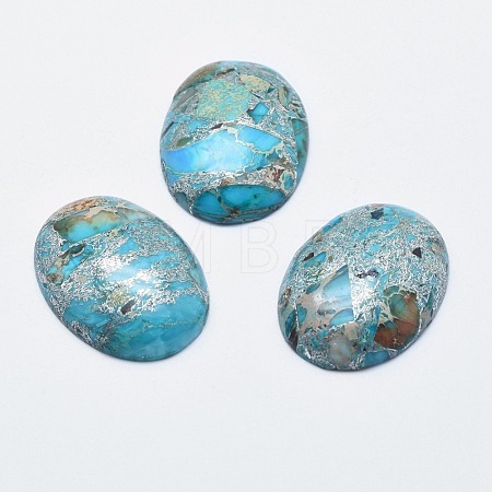 Regalite/Imperial Jasper/Sea Sediment Jasper Cabochons X-G-E464-42G-1