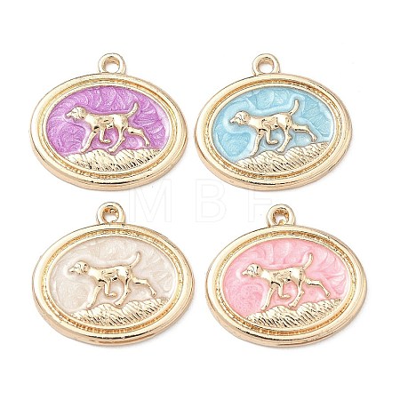 Alloy Enamel Pendants FIND-H058-01E-KCG-1