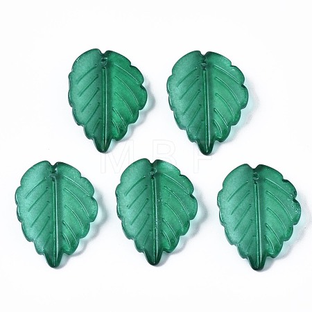 Spray Painted Glass Pendants GLAA-N042-004-A05-1