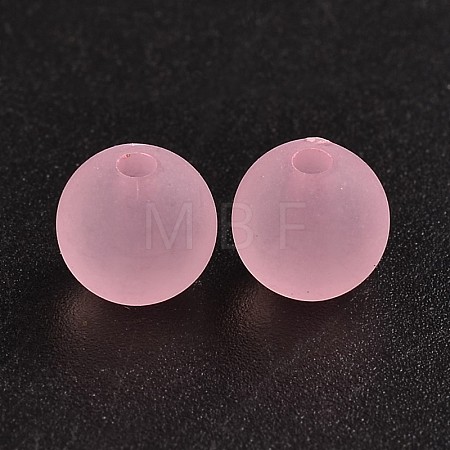 Transparent Acrylic Ball Beads FACR-R021-8mm-15-1