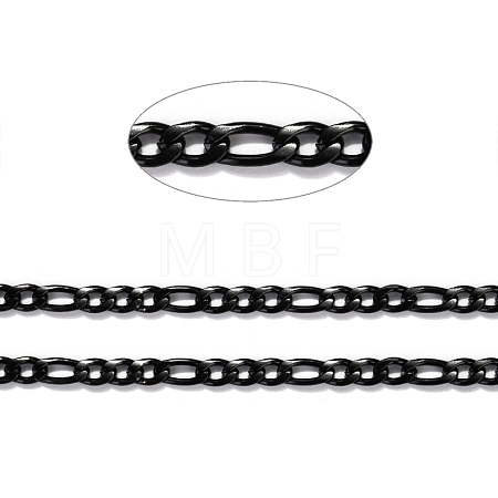 304 Stainless Steel Figaro Chains CHS-H007-30B-1-1