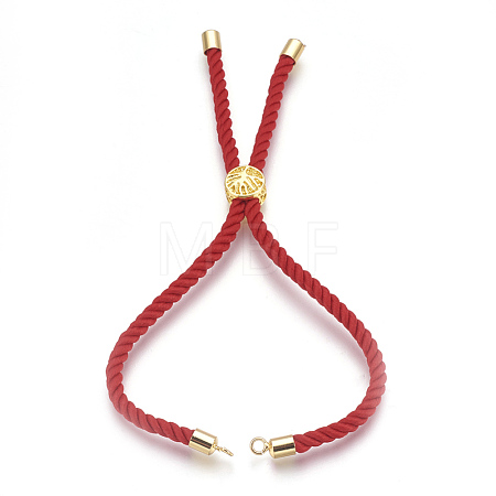 Cotton Cord Bracelet Making KK-F758-03F-G-1