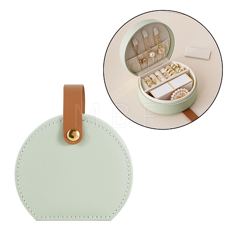 PU Leather Mini Jewelry Storage Box AJEW-Z011-01A-1
