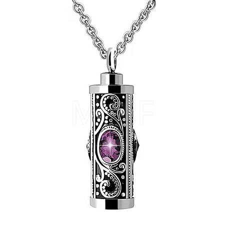 Stainless Steel Pendant Necklaces PW-WG89792-06-1