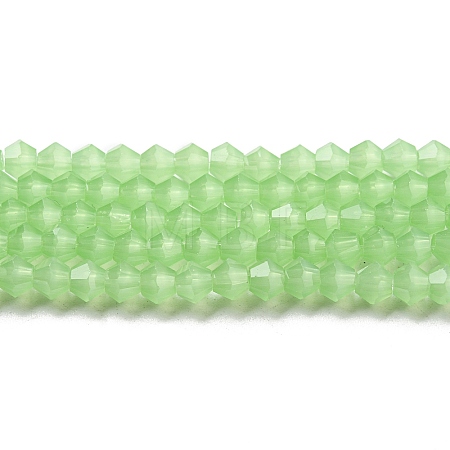 Imitation Jade Glass Beads Strands EGLA-A039-J2mm-D01-1