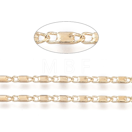 Brass Bar Link Chains CHC-R126-08G-A-1