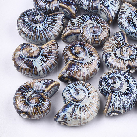 Handmade Porcelain Beads X-PORC-S498-32C-1