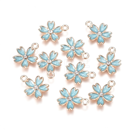 Alloy Enamel Pendants ENAM-TAC0001-10C-1
