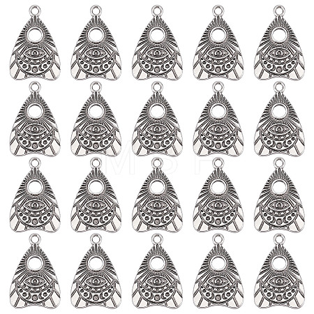 Tibetan Style Alloy Pendants TIBEP-SC0002-20-1