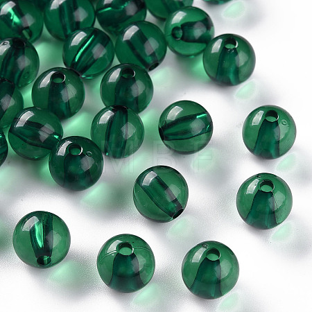 Transparent Acrylic Beads X-MACR-S370-A10mm-735-1