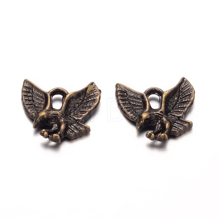 Tibetan Style Alloy Pendants X-TIBEP-20305-AB-NR-1
