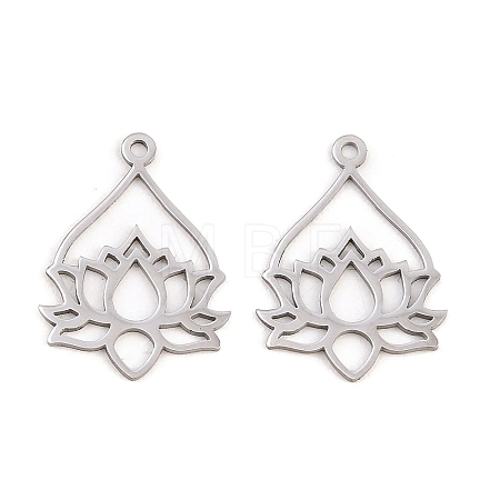 Buddhist 304 Stainless Steel Pendants STAS-E521-03P-1