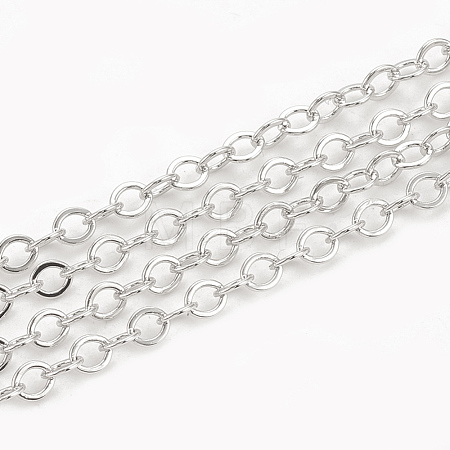 Brass Cable Chains X-CHC-S003-08P-1