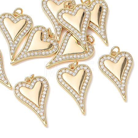 SHEGRACE Valentine's Day Brass Clear Cubic Zirconia Pendants XGRQ3K759-561G-1