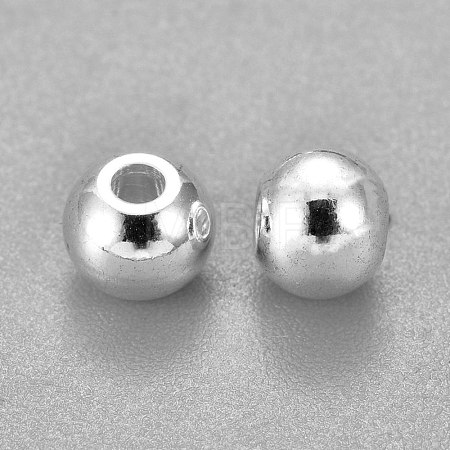 304 Stainless Steel Beads STAS-H400-6mm-45S-1