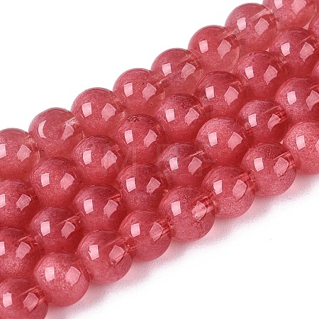Acrylic Imitation Cat Eye Beads Strands OACR-Q197-01A-12-1
