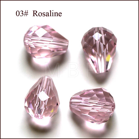 Imitation Austrian Crystal Beads SWAR-F062-12x10mm-03-1