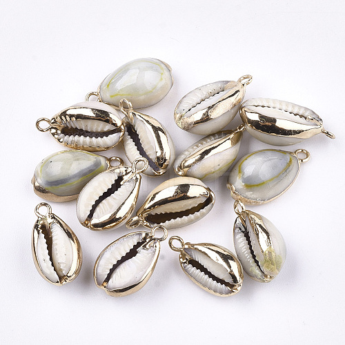 Cowrie Shell Pendants X-SSHEL-T005-13-1