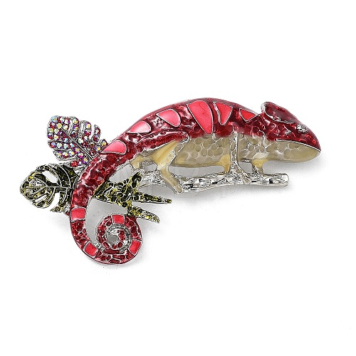 Alloy Rhinestone Brooch JEWB-K018-07P-1