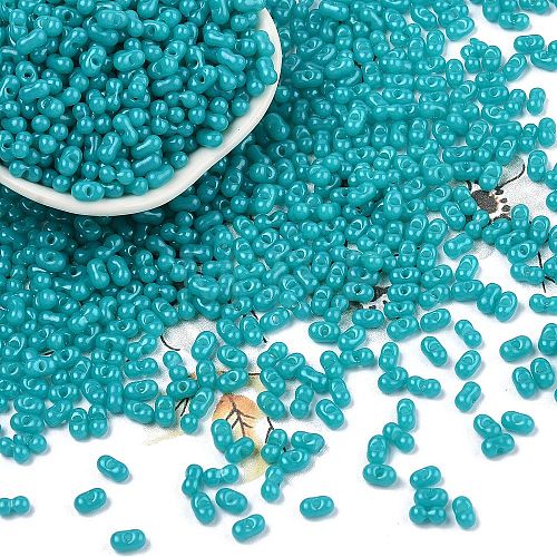 Baking Paint Glass Seed Beads SEED-L011-09A-07-1