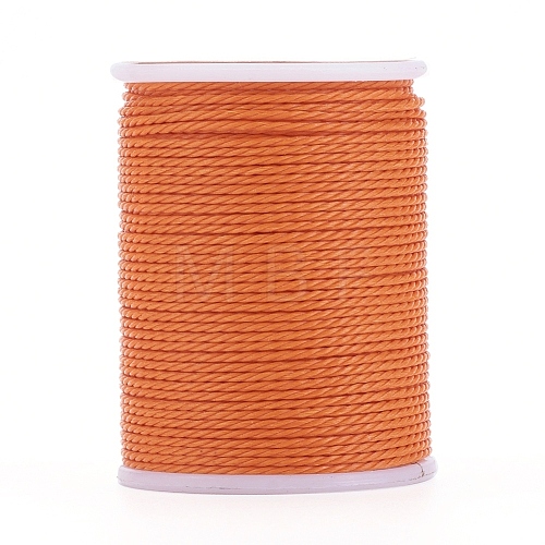 Round Waxed Polyester Cord YC-G006-01-1.0mm-07-1