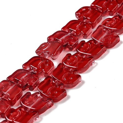 Transparent Glass Beads Strands GLAA-F114-03A-1