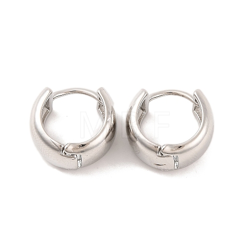 Brass Hoop Earrings for Women EJEW-U015-23P-02-1