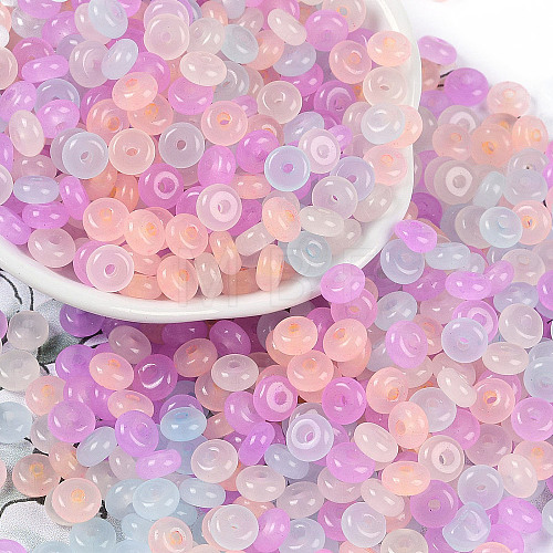 Transparent Colours Glass Seed Beads X-SEED-P008-01B-09-1