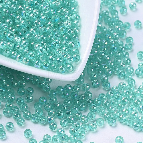 Eco-Friendly Transparent Acrylic Beads PL731-9-1