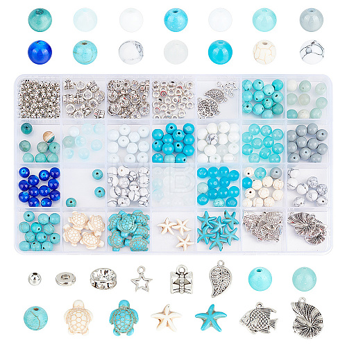  DIY Ocean Theme Jewelry Making Kit DGLA-PH0001-15-1