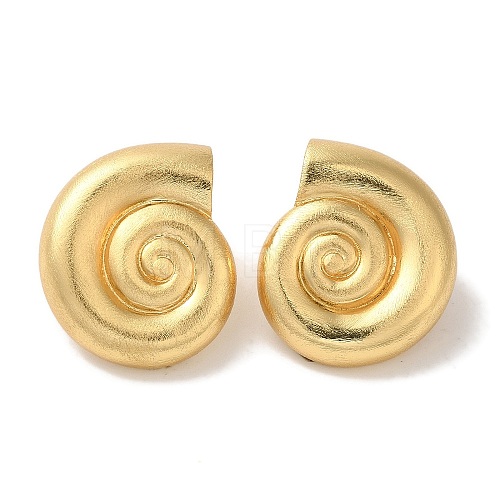 Rack Plating Brass Stud Earrings EJEW-B062-09G-1