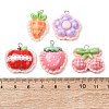 Opaque Resin Pendants RESI-K053-01-3