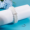 2Pcs 925 Sterling Silver Peanut Twister Clasps FIND-PH0025-42-2