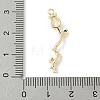 Brass Micro Pave Cubic Zirconia Pendants KK-M326-13D-G-3