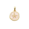 Brass Enamel Pendants KK-M314-08A-G01-1