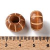 Schima Wood Carved European Beads WD-CBACBB7-02D-3