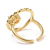 Hollow Ring with Cubic Zirconia Cuff Ring RJEW-E170-06G-3