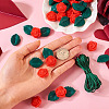 DIY Rose Flower Nursing Necklaces Making Kit for Kids Chewing Teething DIY-TA0006-35-17