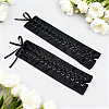 Polyamide Long Fingerless Gloves for Bride AJEW-CN0007-19-4