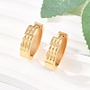 304 Stainless Steel Textured Hoop Earrings EJEW-L307-07G-1