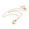 Colorful Cubic Zirconia Constellation Pendant Necklace LS-NJEW-H166-01G-1