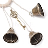 Iron Bell Pendant Decoration HJEW-JM02479-4