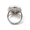 Non-Tarnish 304 Stainless Steel Open Cuff Pad Ring Settings X-RJEW-Z018-41P-3