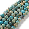 Dyed Natural Regalite/Imperial Jasper/Sea Sediment Jasper Beads Strands G-B124-C01-04-1