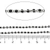 304 Stainless Steel Enamel Twisted Chains STAS-R100-40P-08-2