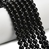 Natural Glaucophane Beads Strands G-L642-B03-6mm-1