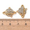 304 Stainless Steel Rhinestone Connector Charms STAS-L318-22G-02-3
