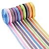 10Rolls 10 Colors Polyester Ribbon OCOR-TA0001-36A-1