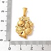 304 Stainless Steel Crystal Rhinestone Pendants RB-CBA2A5E-02G-03-3