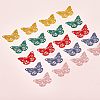 CHGCRAFT 30Pcs 5 Colors Spray Painted Alloy Pendants FIND-CA0005-13-5